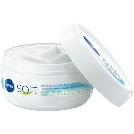 Nivea Soft Refreshing Moisturizing Cream 100Ml Light Cream With Vitamin E - Image 4