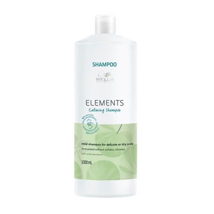 Wella Professionals Elements Calming Shampoo 1000Ml Soothing Hair Care