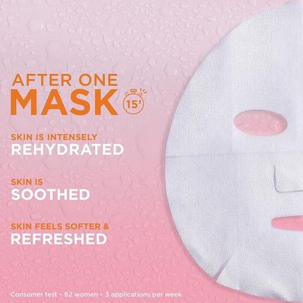 Garnier Moisture Bomb Sheet Mask With Hyaluronic Acid & Chamomile 28G