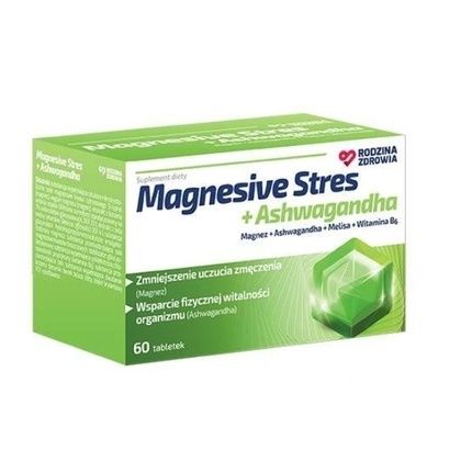 Family Health Magnesive Stress Ashwagandha 60 Tablets - Long Term