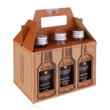 Accentra Men'S Collection Sixpack Gift Set For Men In Beer Carrier - Pack Of 6 - Image 3