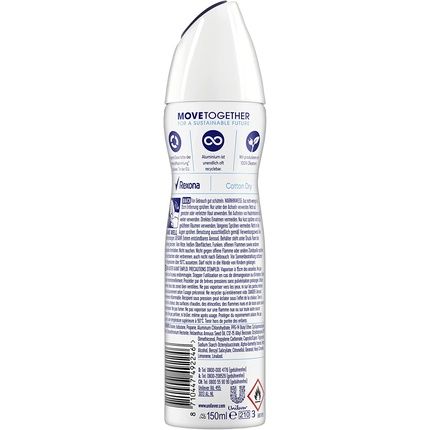 Rexona Cotton Dry Anti-Transpirant Deodorant Spray 150Ml - Image 3
