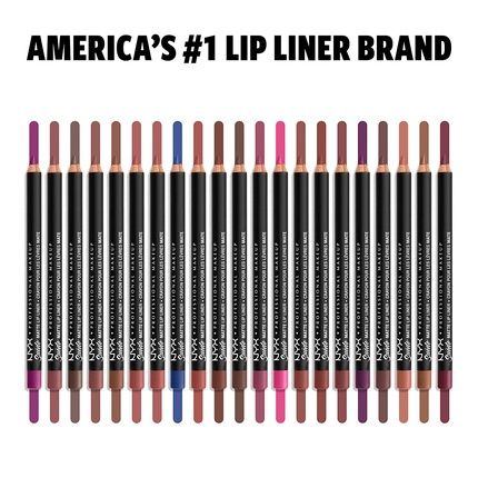 Nyx Professional Makeup Suede Matte Lip Liner Vegan Formula Brooklyn Thorn Deep Brown