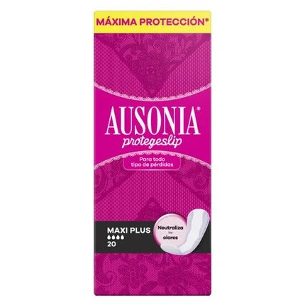 Ausonia Ausonia Protegeslip Maxiplus Pantyliners 20 وحدة