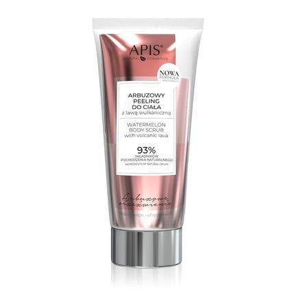 Apis Watermelon Refreshment Watermelon Body Scrub With Volcanic Lava 200Ml