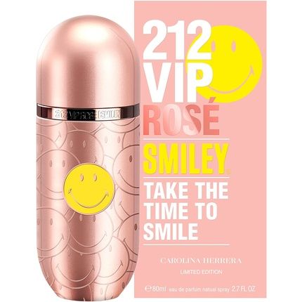 212 Vip Rose Smiley Eau De Parfum Spray 80Ml