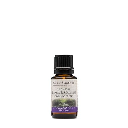 Nature'S Answer 100% Pure Organic Essential Oil Blend 0.5Oz Peace Calming