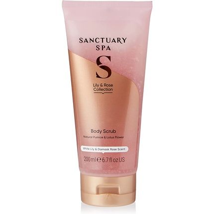Sanctuary Spa Lily & Rose Body Scrub Exfoliating Body Scrub 200Ml