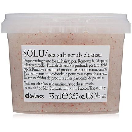 Davines Solu Sea Salt Scrub Cleanser 3.57 Ounce