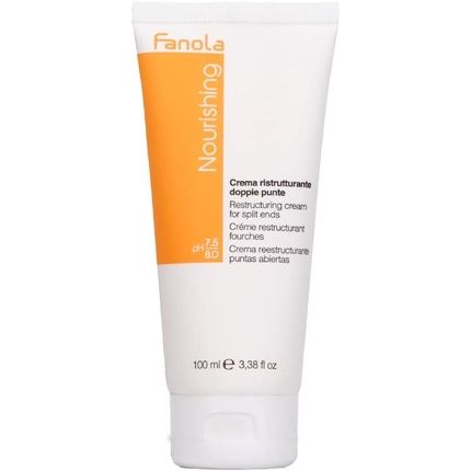 Fanola Restructuring Cream For Split Ends Hair Cream Treatment With Keratin And Milk Proteins 100