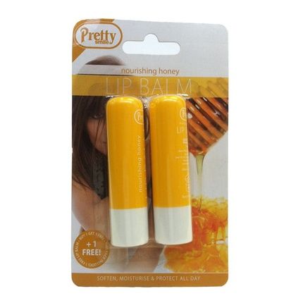 Pretty Lip Balm Salve Twin Pack Flavored Moisturizing Dry Chapped Lips - Image 3