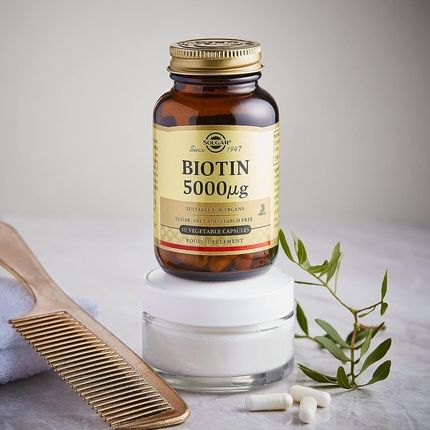 Solgar Biotin 5000Mcg Vegetable Capsules 50 Count - Image 3