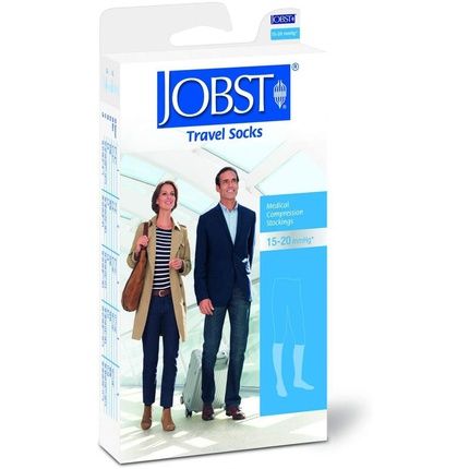 Bsn Jobst Travel Socks Travel Socks Knee Socks With Lace Black 1