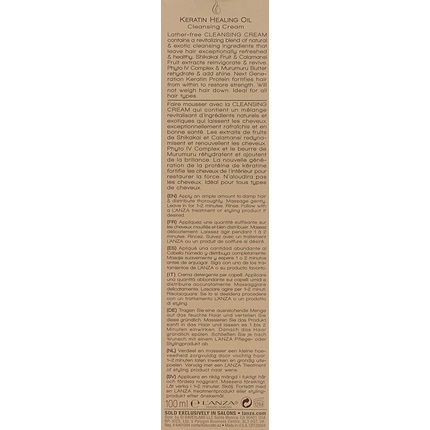 L'Anza Keratin Healing Oil Cleansing Cream, 100 Ml - Image 3