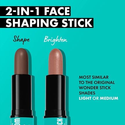 Nyx Professional Makeup Wonder Stick Dual-Ended Face Shaping & Highlighter No. 03 Light Medium
