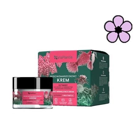 Vis Plantis Anti-Wrinkle Face Cream With Milk Thistle 50Ml