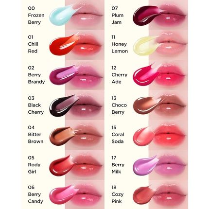 Tocobo Juicy Berry Plumping Lip Oil 12 Cherry Ade Korean Vegan Hydrating Lip - Image 3