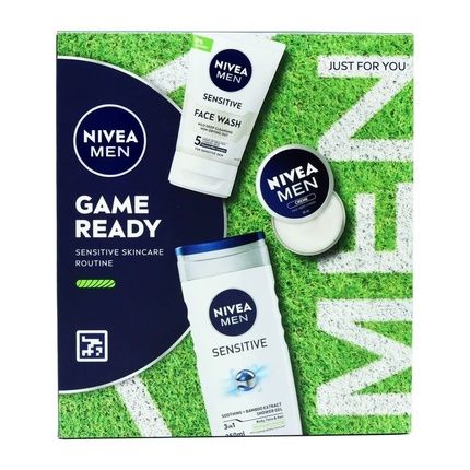 Nivea Men Game Ready Gift Set 3 Products - Men'S Skincare Gift Set With Shower