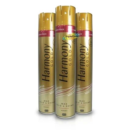 Harmony Gold Max Hold & Shine Argan Oil Hair Spray