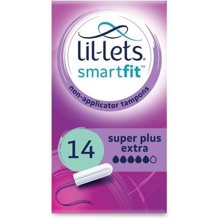 Lil-Lets Super Plus Extra Sanitary Pads For Very Heavy Flow - 14 Count
