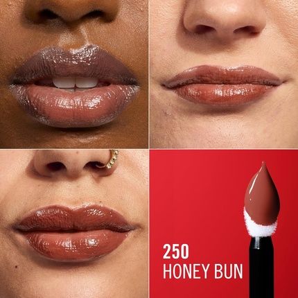 Rimmel Thrill Seeker Lip Latex 250 Honey Bun Ultra-Smooth Finish