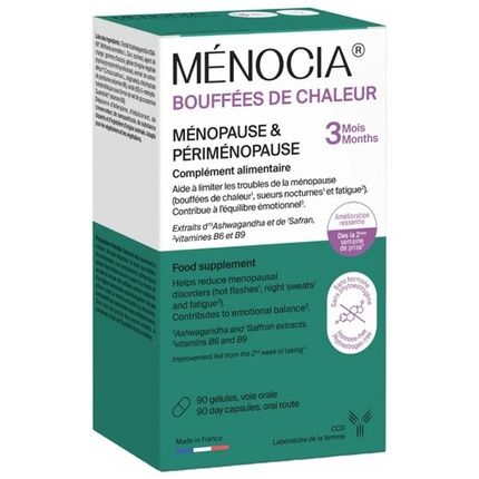 Laboratoire Ccd Menocia Hot Flashes Dietary Supplement 90 Capsules