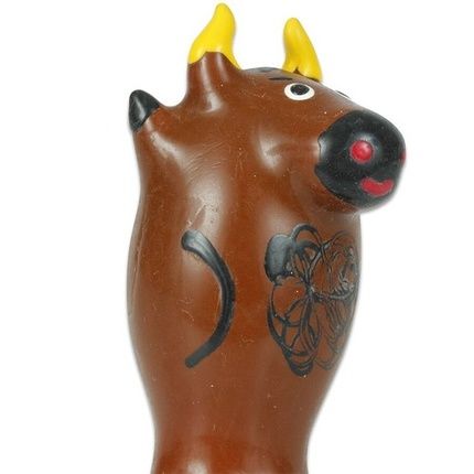 Condomery Hand Painted Fancy Condom Bull Model 1