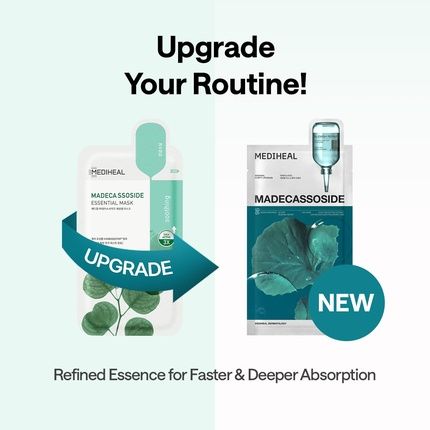 Mediheal Madecassoside Essential Sheet Mask Blemish Repair 10 Pcs 98% Purity