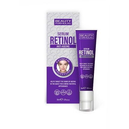 Beauty Formulas Retinol Anti-Aging Serum Moisturizing Face Serum 30Ml