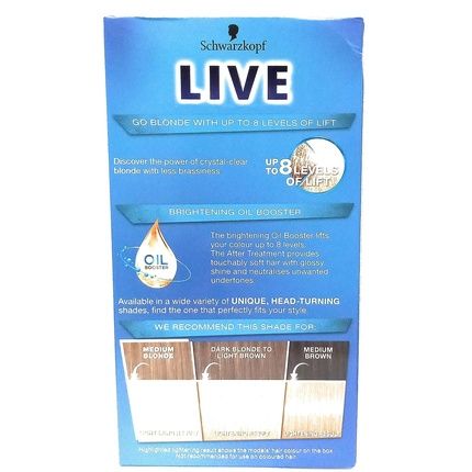 Schwarzkopf Live Xxl Colour Intense Permanent Coloration 00A Absolute Platinum - Image 3