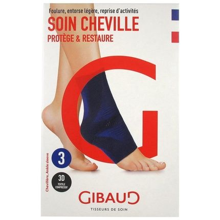 Gibaud Soin Ankle Blue Ankle Brace Size 3
