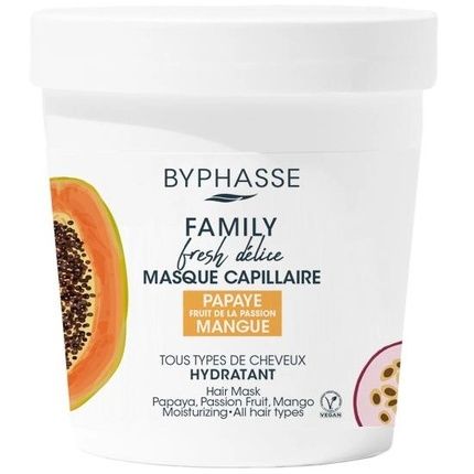 Family Fresh Delice Mask For All Hair Types Papaya & Passion Fruit & Mango 250Ml