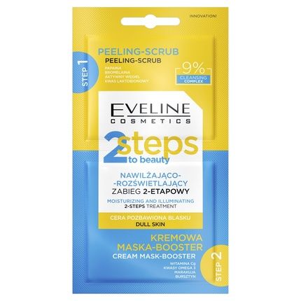 Eveline 2 Steps To Beauty Moisturizing And Illuminating Treatment 2X4Ml