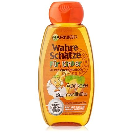 Garnier 2In1 Shampoo For Kids Gentle Cleansing Without Parabens Or Silicones True Treasures 250Ml