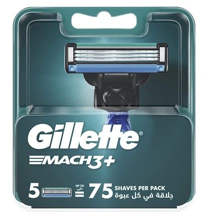 Gillette Mach3+ Blades - 5 Pieces