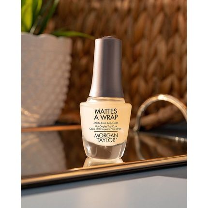 Morgan Taylor Mattes A Wrap Matte Top Coat 0.5Oz
