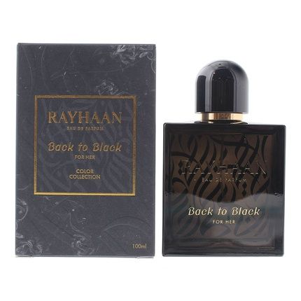Rayhaan Back To Black Eau De Parfum 100Ml For Women