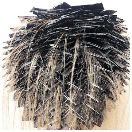 Framar Back In Black Embossed Aluminum Foil For Hair Color Medium 320M - Image 3