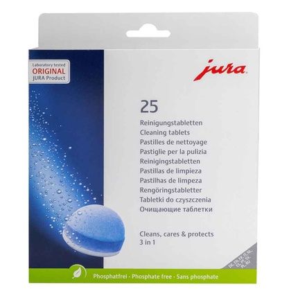 Jura Cleaning Tablets 3 Phases 25 Pieces