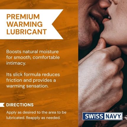 Swiss Navy Heat Lubricant 4 Oz 120 Ml