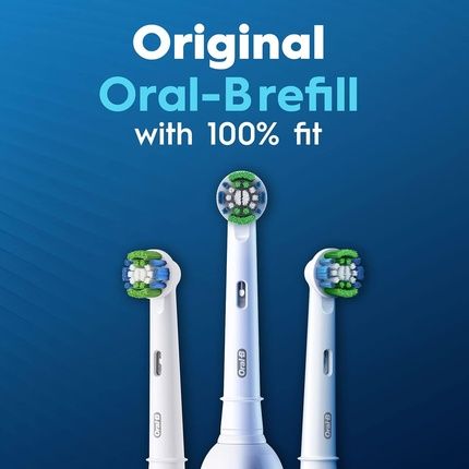 Oral-B Precision Clean Replacement Heads With Cleanmaximiser Technology 2 Pieces Green Yellow - Image 3