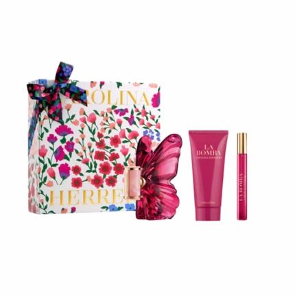 Carolina Herrera La Bomba Eau De Parfum Spray 80Ml Set 3 Pieces