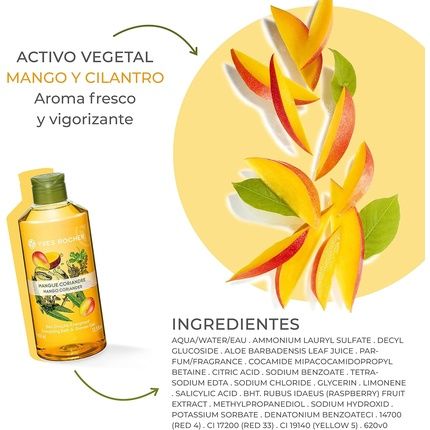Yves Rocher Mango & Coriander Nectar Shower Gel 400Ml
