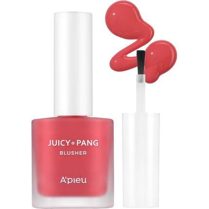 A'Pieu Juicy-Pang Water Blusher Moisturizing Finish Easy Blending Blusher Natural Look K-Beauty Cherry Rd01 9G