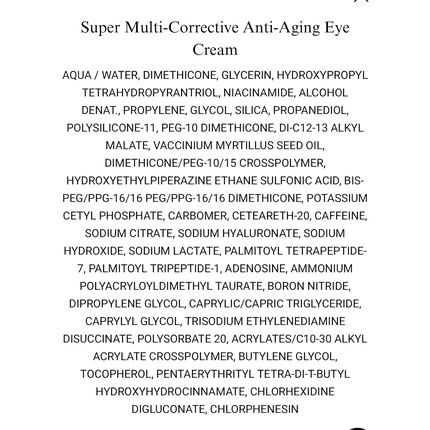 Super Multi-Corrective Anti-Aging Eye Cream 14Ml - Image 3