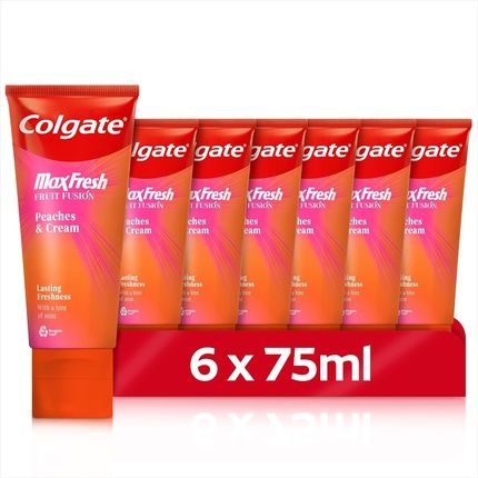 Colgate Max Fresh Fruit Fusion Peaches & Cream Flavoured Toothpaste 75Ml