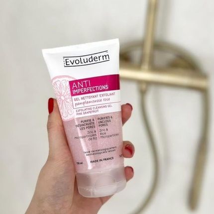 Evoluderm Exfoliating Cleansing Gel For Blemishes 150Ml - Naturally Derived