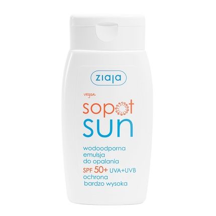 Sopot Sun Waterproof Sunscreen Emulsion Spf50+ 125Ml