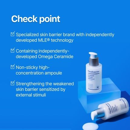 Real Barrier Extreme Cream Ampoule 1.69 Fl Oz Face Moisturizer For Dry Skin