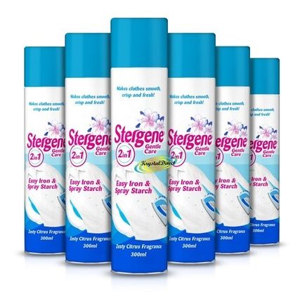 Stergene Gentle Care 2 In 1 Easy Iron & Spray Starch Fresh Citrus 300Ml